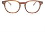Oliver Peoples Bril met rond montuur Bruin - Thumbnail 1