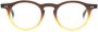 Oliver Peoples Bril met rond montuur Bruin - Thumbnail 1