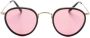 Oliver Peoples Zonnebril met rond montuur Zwart - Thumbnail 1