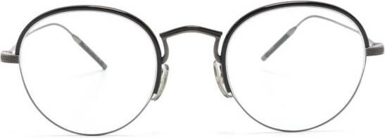 Oliver Peoples TK-6 bril met rond montuur Zwart