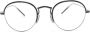 Oliver Peoples TK-6 bril met rond montuur Zwart - Thumbnail 1