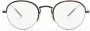 Oliver Peoples TK-6 bril met rond montuur Goud - Thumbnail 1