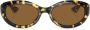 Oliver Peoples Zonnebril met schildpadschild design Groen - Thumbnail 1