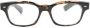 Oliver Peoples Bril met rechthoekig montuur Bruin - Thumbnail 1