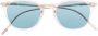 Oliver Peoples Zonnebril met doorzichtig montuur Wit - Thumbnail 1