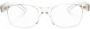 Oliver Peoples Zonnebril met rechthoekig montuur Wit - Thumbnail 1