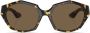 Oliver Peoples Zonnebril met geometrisch montuur Groen - Thumbnail 1