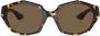 Oliver Peoples Zonnebril met geometrisch montuur Groen - Thumbnail 1