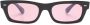 Oliver Peoples Zonnebril met rechthoekig montuur Zwart - Thumbnail 1