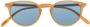 Oliver Peoples Zonnebril met rond montuur Beige - Thumbnail 1