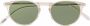 Oliver Peoples Zonnebril met rond montuur Beige - Thumbnail 1