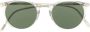 Oliver Peoples Zonnebril met rond montuur Grijs - Thumbnail 1