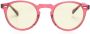 Oliver Peoples Zonnebril met rond montuur Roze - Thumbnail 1