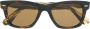 Oliver Peoples Zonnebril met vierkant montuur Bruin - Thumbnail 1
