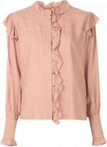Olympiah Blouse met ruches Roze