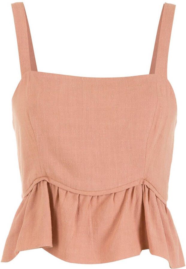 Olympiah Cropped top Beige