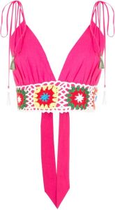 Olympiah Cropped top Roze