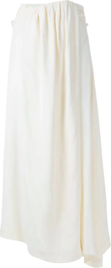 Olympiah Gesmockte rok Wit