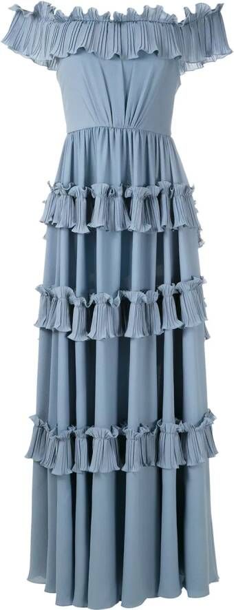 Olympiah Maxi-jurk Blauw