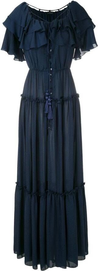 Olympiah Maxi-jurk Blauw