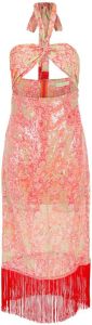 Olympiah Midi-jurk met paisley-print Roze