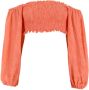 Olympiah Off-shoulder blouse Oranje - Thumbnail 1