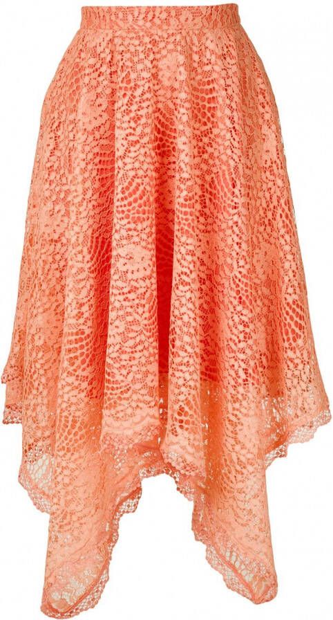 Olympiah Rok met kant Oranje