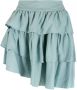 Olympiah Rok met ruches Blauw - Thumbnail 1