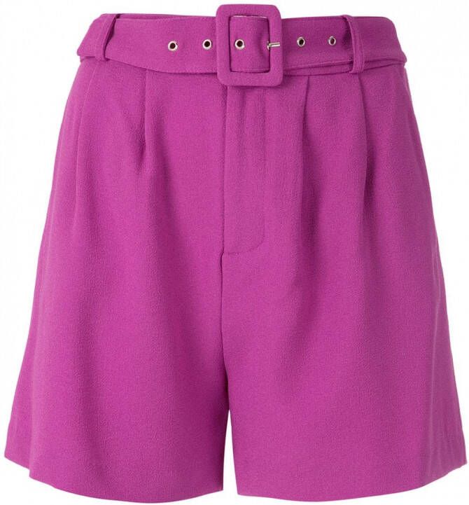 Olympiah Shorts met ceintuur Paars