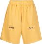 Omc Trainingsshorts met logoprint Geel - Thumbnail 1