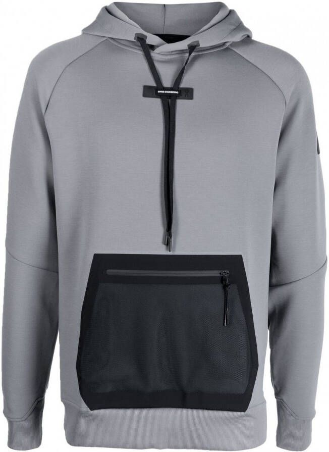 On Running Hoodie met colourblocking Grijs