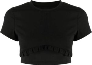 Onefifteen Cropped T-shirt Zwart