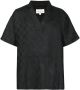 Onefifteen Geruit T-shirt Zwart - Thumbnail 1