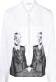 Opening Ceremony Blouse met grafische print Wit - Thumbnail 1