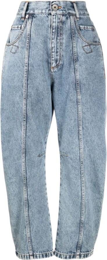 Opening Ceremony Cropped jeans Blauw