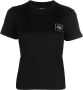 Opening Ceremony Geribbeld T-shirt Zwart - Thumbnail 1