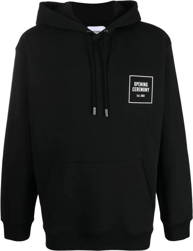 Opening Ceremony Hoodie met print Zwart