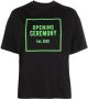Opening Ceremony T-shirt met logoprint Zwart - Thumbnail 1