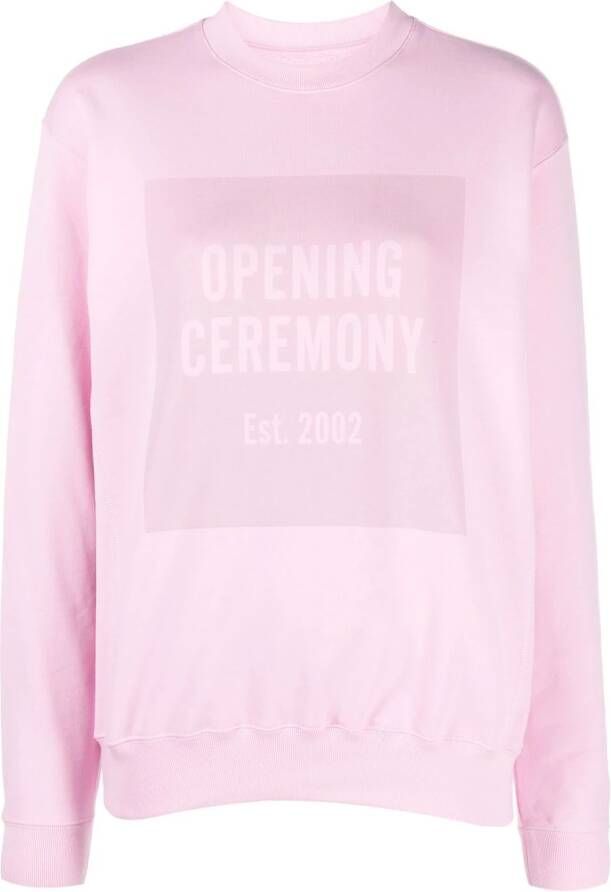 Opening Ceremony Sweater met ronde hals Roze