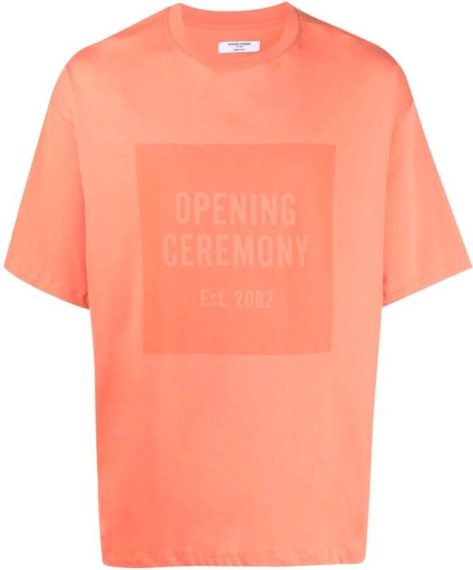 Opening Ceremony T-shirt met logo Oranje