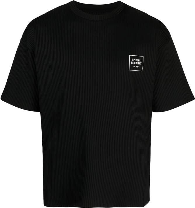 Opening Ceremony T-shirt met logoprint Zwart