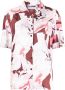 OpéraSPORT graphic-print silk shirt Paars - Thumbnail 1