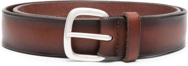 Orciani Gespriem met gerafeld-effect Bruin