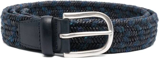 Orciani Geweven riem Blauw