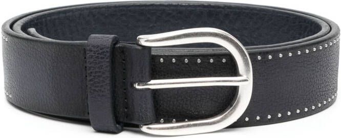 Orciani Leren riem Blauw