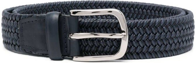 Orciani Gevlochten riem Blauw