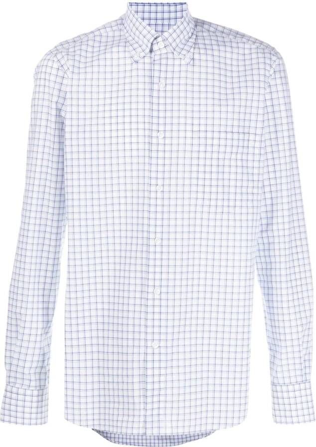 Orian Geruit overhemd Blauw