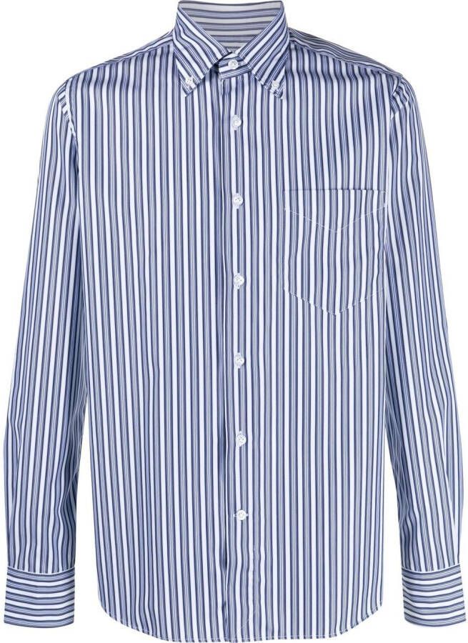 Orian Gestreept overhemd Blauw