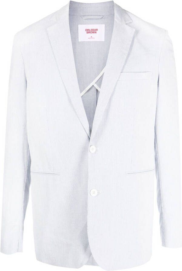 Orlebar Brown Blazer met enkele rij knopen Blauw