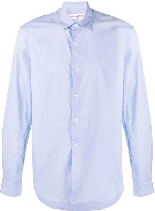 Orlebar Brown Button-up overhemd Blauw